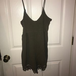 Forever 21 Olive Green Romper